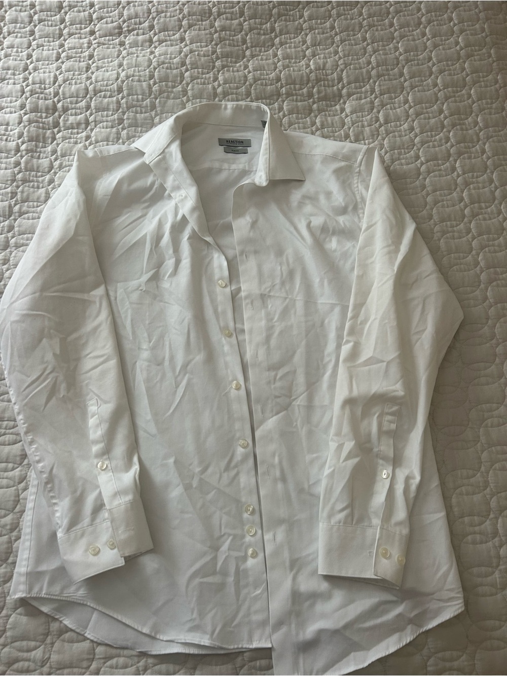Kenneth Cole Reaction White Men's Dress Shirt